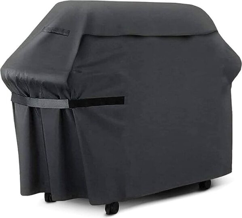 Grilltrekk vanntett Oxford-stoff (58x24x46 tommer/145x61x117cm) utendørs hagegrillbeskytter, vindtett, fuktsikker, UV-bestandig, ra