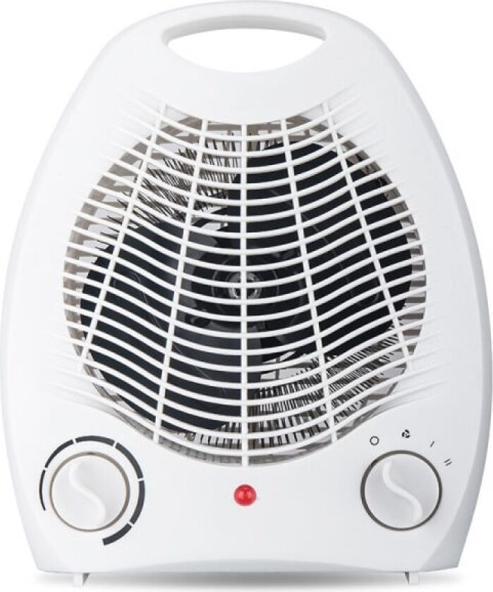 FH1 Vifteovn & Vifteovn 2000 W Termisk Vifte Elektrisk Varmespiral Varmespole Elektrisk Radiator Hvit