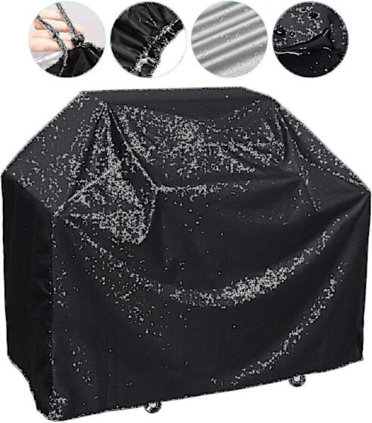 5 størrelser vanntett grilltrekk