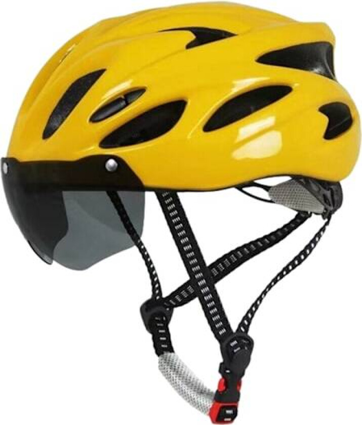 Justerbar lett sykkelhjelm for sikkerhet og komfort BLACK YELLOW