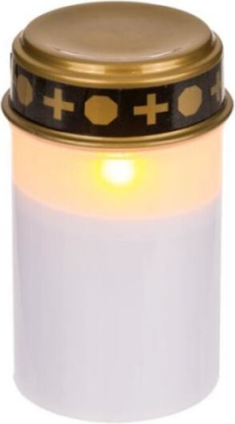 Gravlys LED / Lys - Lys for graver 1200 timer - Hvit 1-P