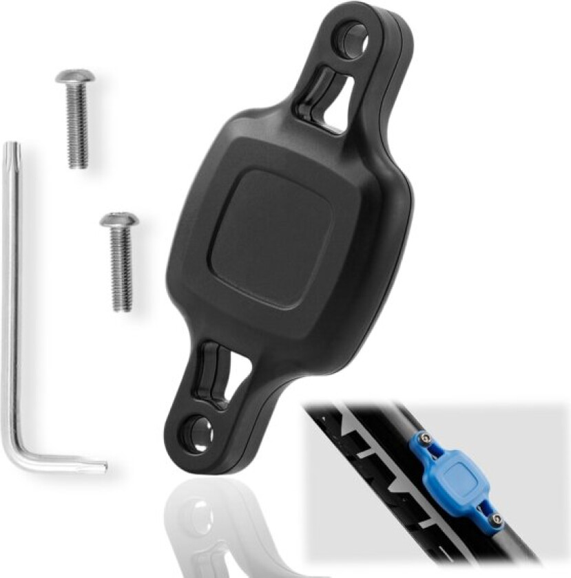 Sykkelfesteholder Beskyttelsesveske, med tyverisikring for Airtag sykkelfeste, Vanntett GPS-sporingsveske for sykkel, kompatibel for Airtag, elektrisk