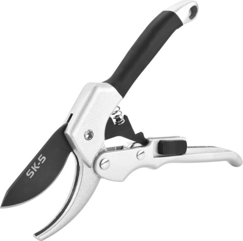Profesjonell rett spiss hagesaks for plukking av frukt, T