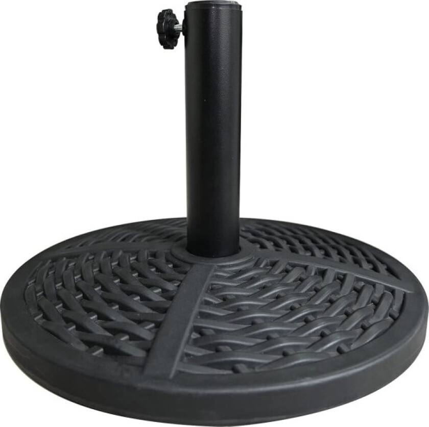 10 kg kraftig parasollfot i rotting-effekt 42 cm