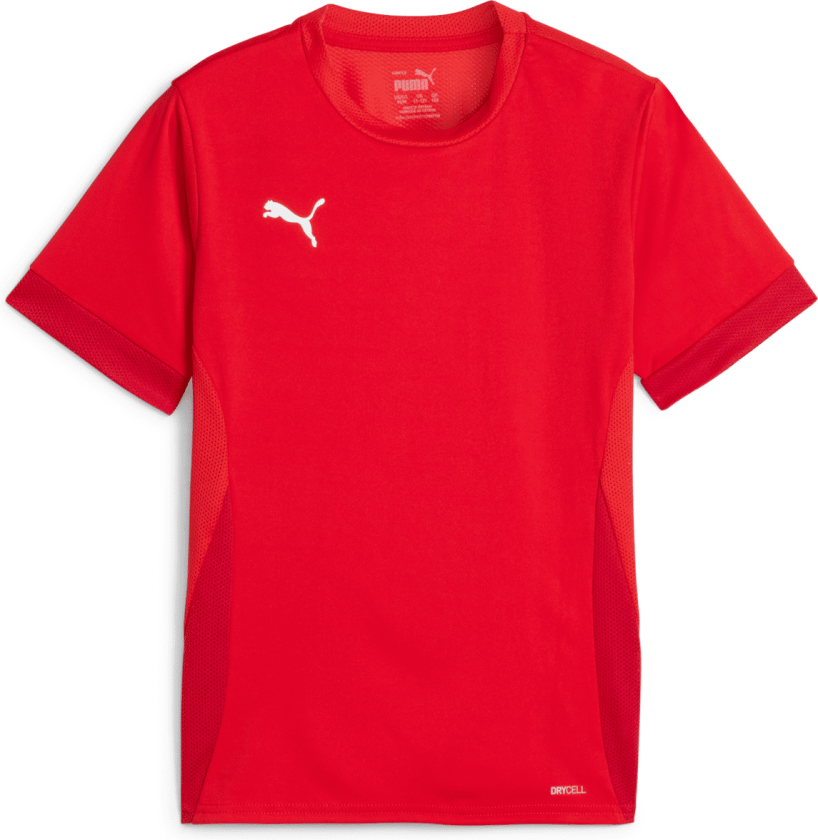 Trenings T-Skjorte teamGOAL - rød/Hvit Barn, størrelse 176 cm