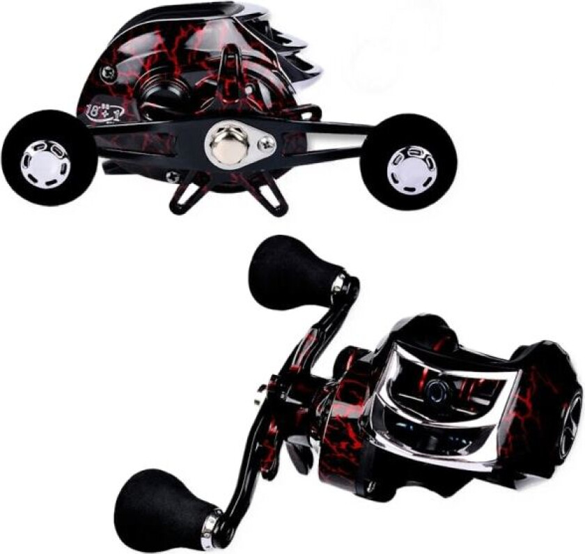 Fiske Baitcasting Snelle Helt Metall Spole 18+1BB 10kg/22LB