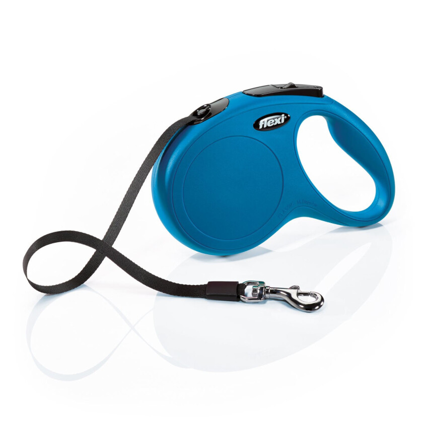 New Classic Hundebånd Blå Medium - 5 m