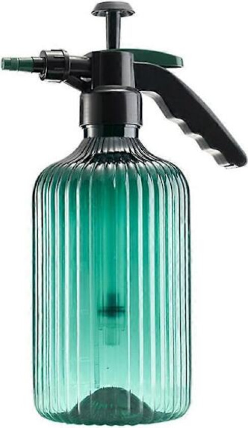 Bærbar Trykk Hagesprøyte Sprayflaske Vannkanne Plante Blomster Vanning 2L Hjem Green