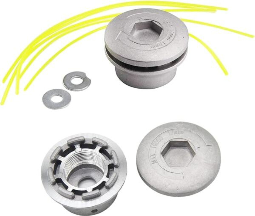 2 stk. Buskrydderhode Aluminium Universal Buskrydder Trimmerhode Trimmerhode til Gressklipper Tilbehør