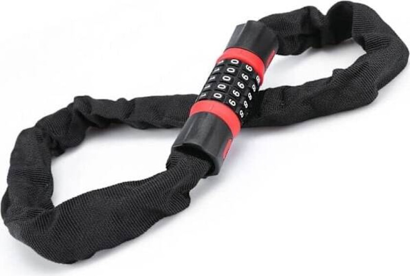 Sykkellås Sykkellås kode 6 mm høykvalitets kjede med 5 sifre