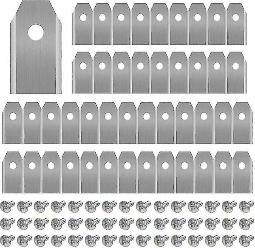 45 X Titanblader for alle Husqvarna/Automower/Yardforce/Gardena robotgressklippere (FMY)