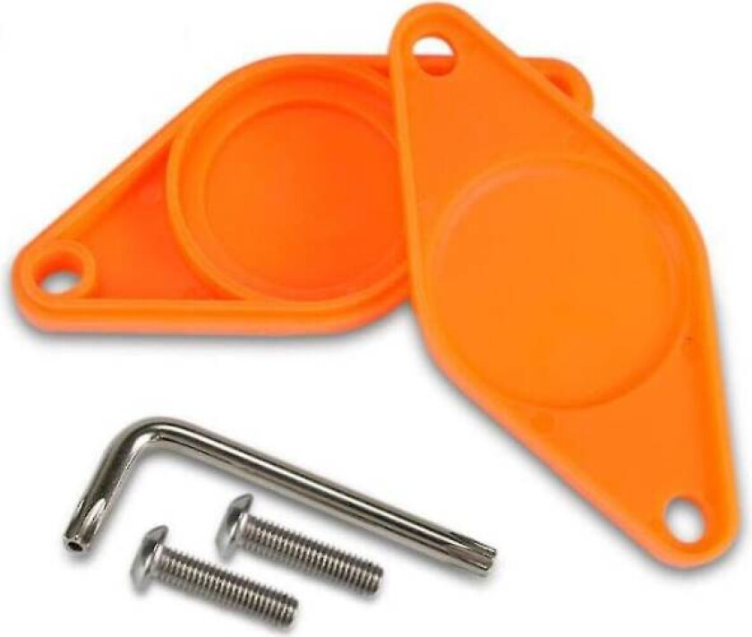 Kompatibel med Airtag Sykkel GPS Lokator Sporing Dekseldeler, Oransje