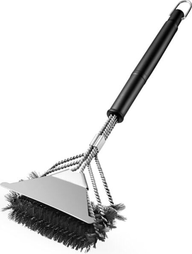 Grillbørste - Rengjøring av grill - Tilbehør til grill - Elektrisk, gass