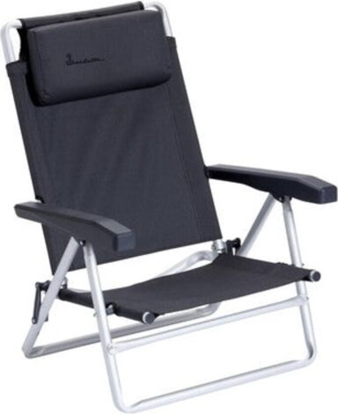 Sammenleggbar strandstol med nakkepute