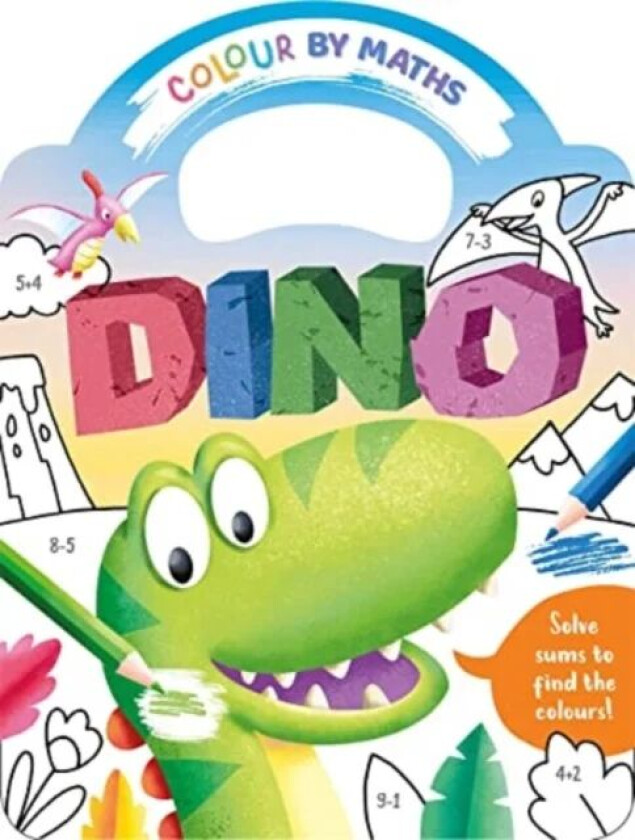 Colour By Maths: Dino av Igloo Books