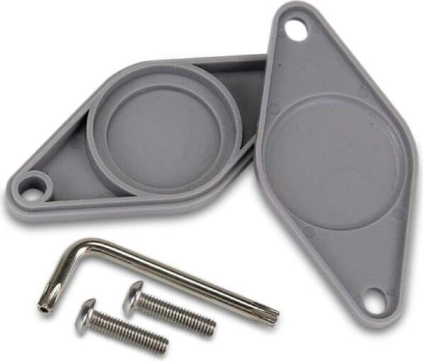 Usynlig Airtag Sykkelholder Sprutsikker GPS Sporing Tilbehør (Grå)