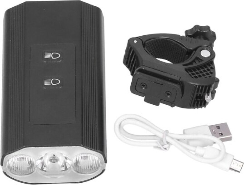 3LED sykkellys justerbar vanntett sykkellykt med flaggermus