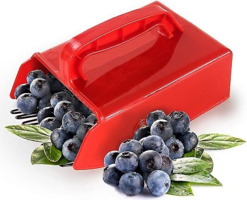 Bærplukker med metallkam og ergonomisk håndtak, for enklere bærplukking