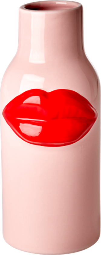 - Ceramic Vase - Red Lips Large