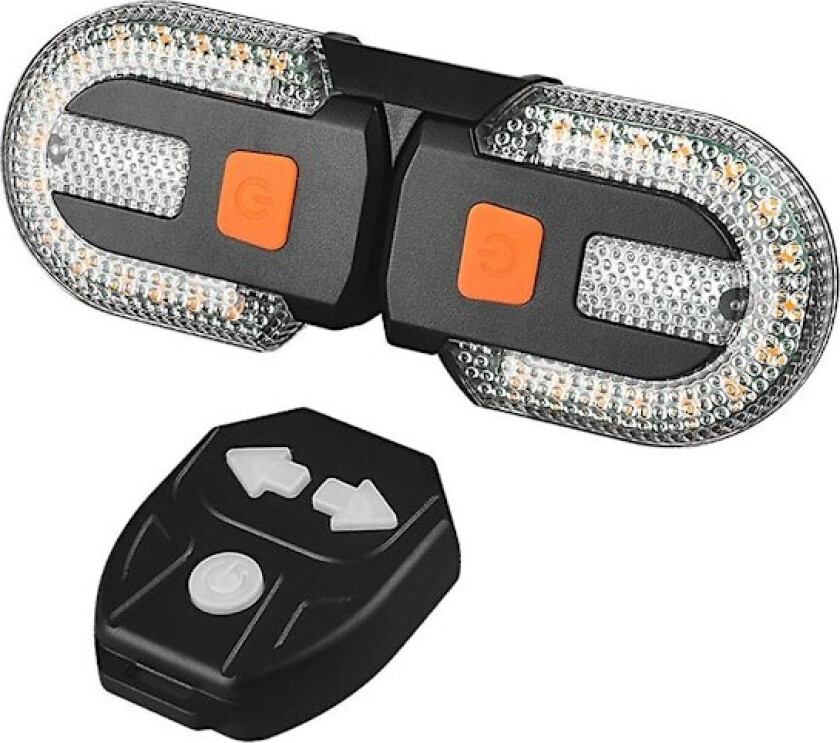 Nytt smart sykkellyssett USB-oppladbart sykkelblinklys sykkellykt tilbehør LED-baklys