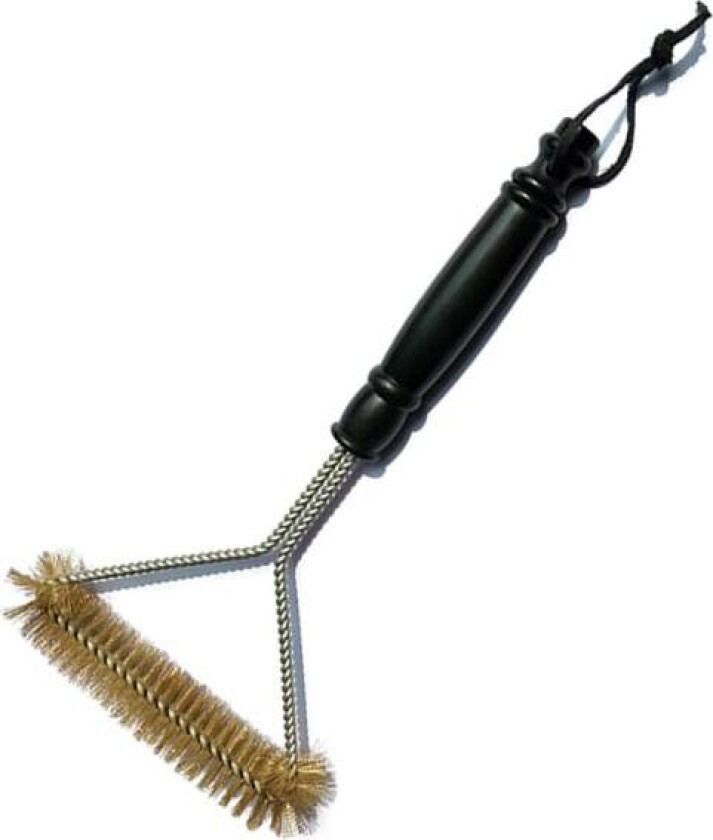 Trekantet grillbørste, svart 30,2*6CM