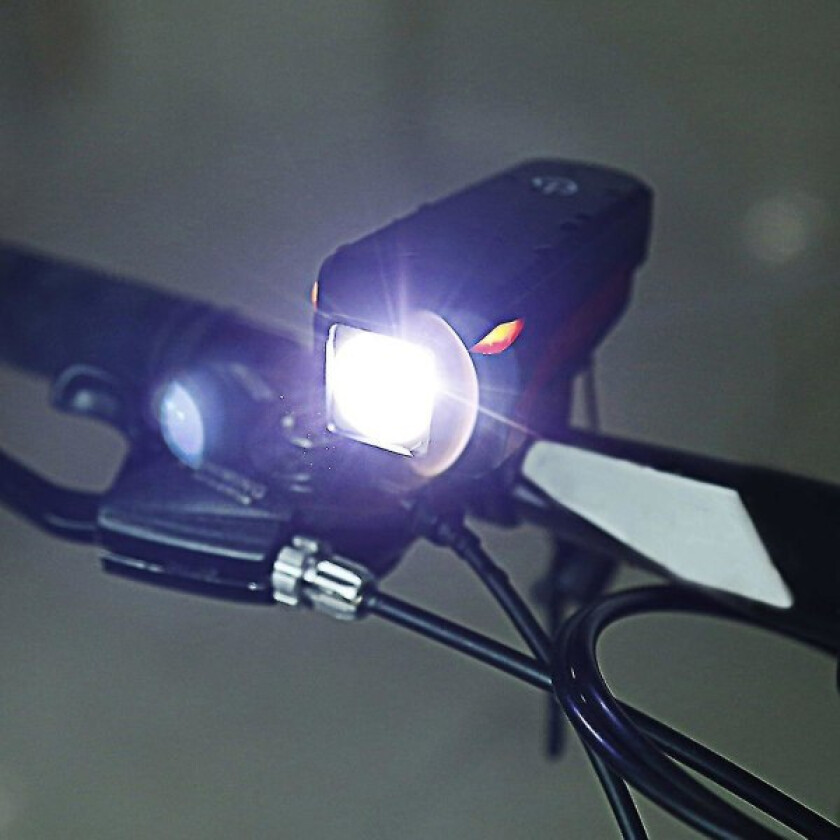 LED-høyttaler sykkellys mikro USB-lading sykkellykt med høy
