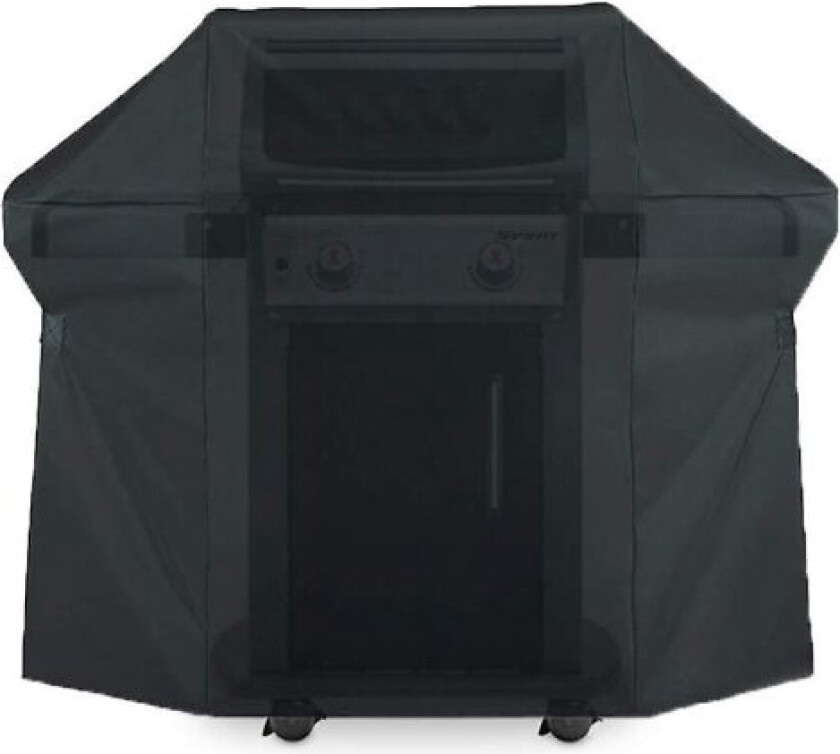 Heavy Duty 210D Oxford presenning BBQ-hettetrekk med store lommer for gassgrillbeskyttelse - 145 x 61 x 117 cm