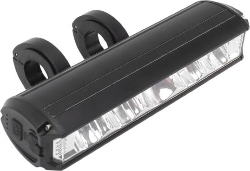 Lyssterk LED-sykkellys i aluminiumlegering, USB-oppladbar sykkellykt