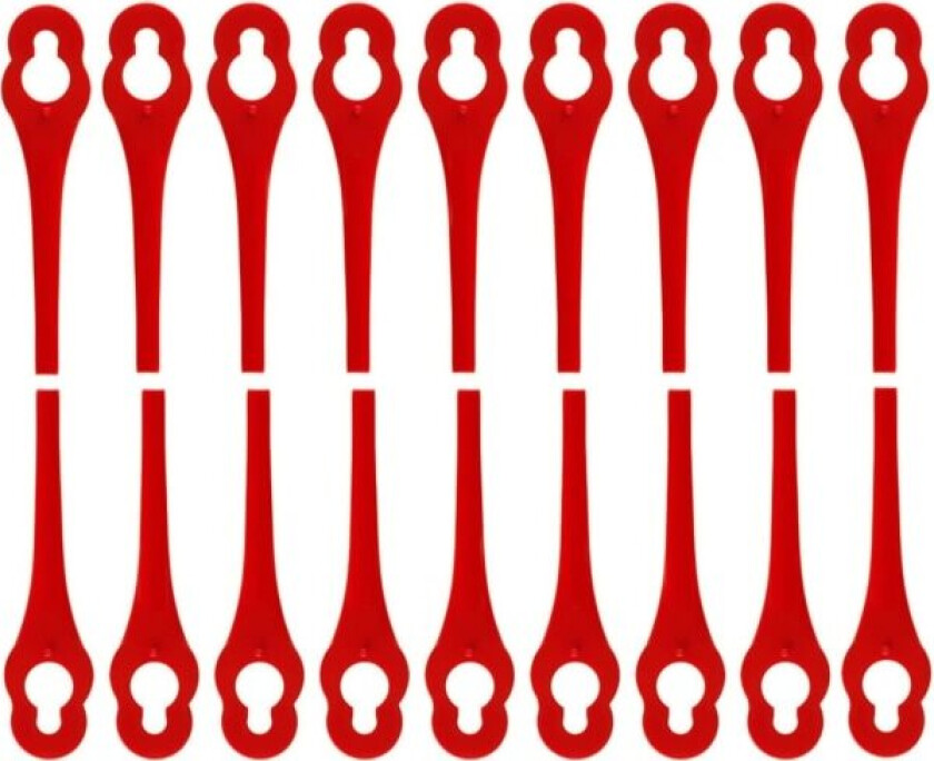 IC Pakke med 100 erstatningsblad kompatible med Florabest Kantklipper LIDL FRTA 20 A1, FAT 18B2, FAT 18B3