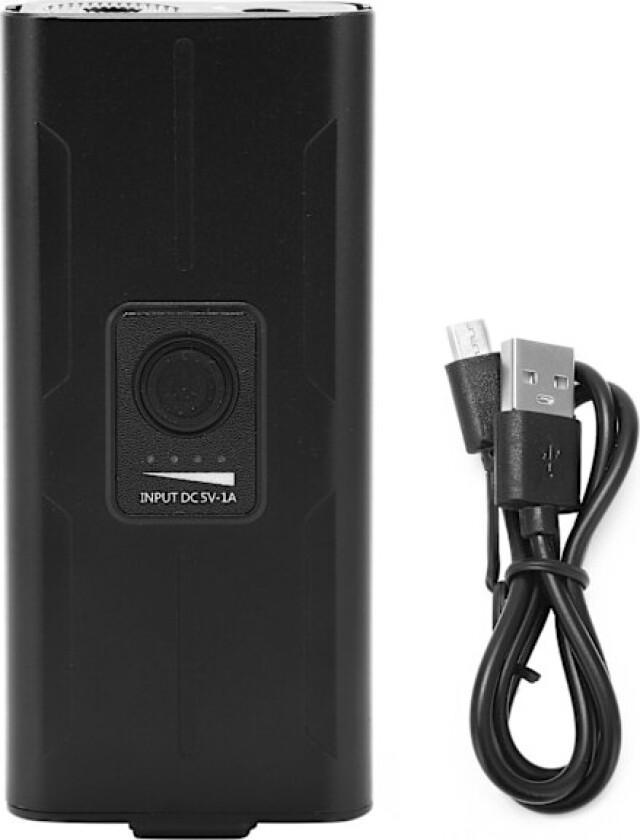 LED USB Ladbar Sykkellykt Vanntett 6 Lysmoduser Foran Bak Hodelykt Stor Størrelse