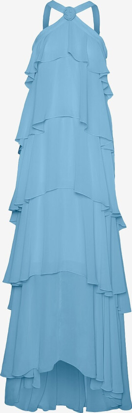 Maxikjole vmFelicia SL Ruffle Maxi Dress - Blå