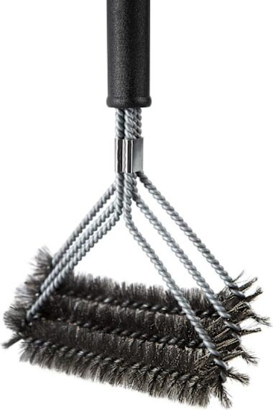 Grillbørste ekstra lang rustfritt stål