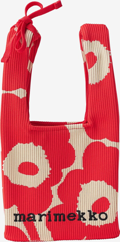 Knitted Mini Tote Unikko - Rosa