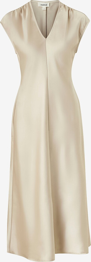 Kjole slLiva Midi Dress - Beige