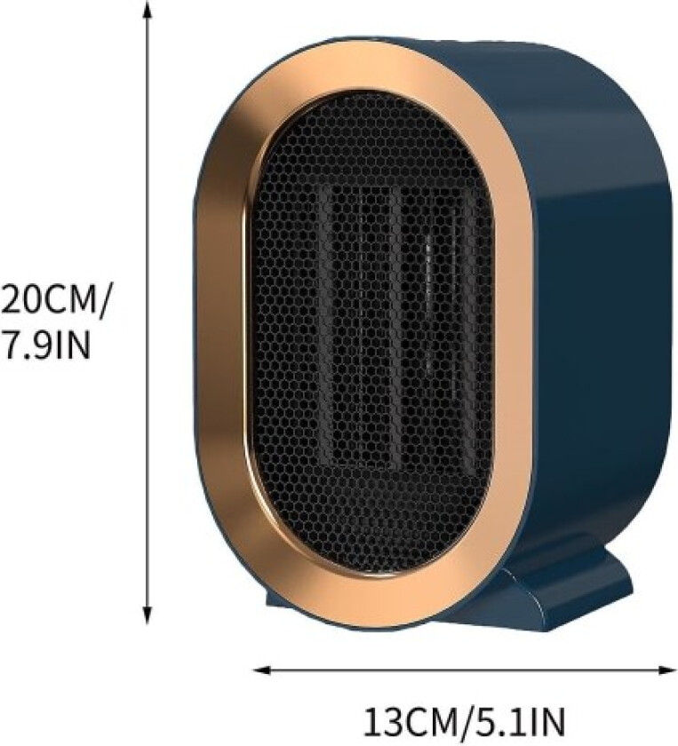Varmeovner 1200w Keramisk vifteovn, 3 sekunder rask oppvarming 2 modus varmer, vinter bærbar elektrisk keramisk varmer tårn, overoppheting og vippebeskytter 110v