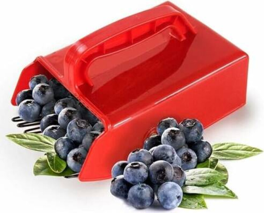 Verktøyspade for bærplukker, riveverktøy, blåbærrivehøster med metallkam