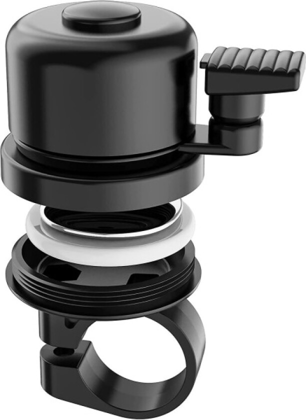 Sykkelklokke kompatibel med Apple Airtag, Airtag er skjult under klokken, vanntett og signalet forstyrres ikke