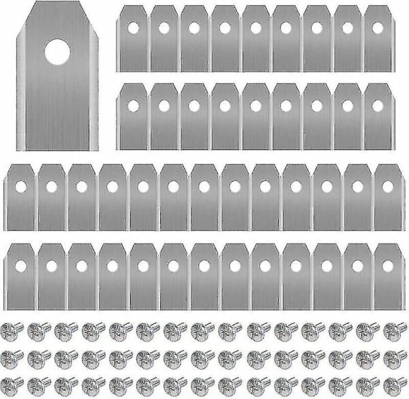 45 X Titanblad for alle Husqvarna/Automower/Yardforce/Gardena robotgressklippere (FMY)