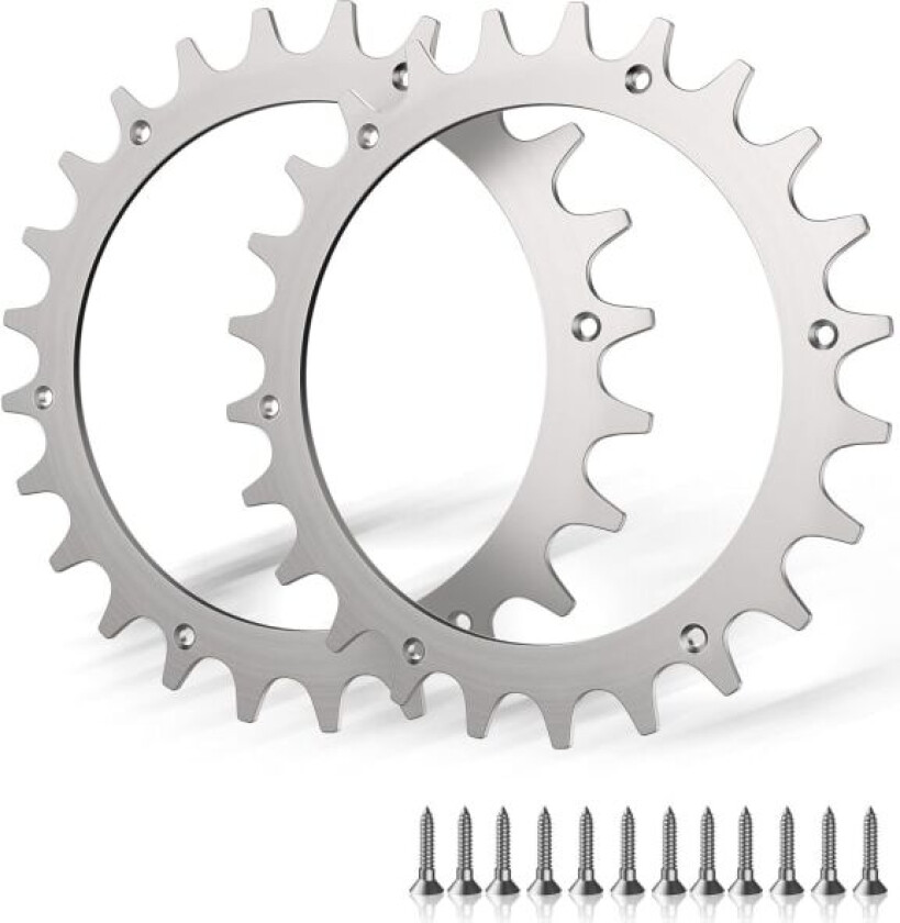 Rustfrie pigger - 2 stk. - 205 mm - til Worx S/M modell robotgressklippere