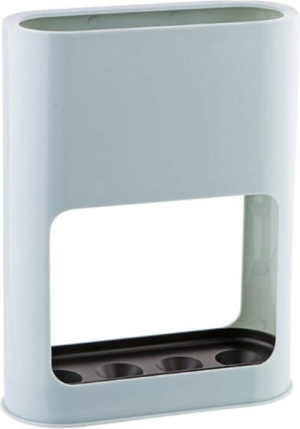 Hvit oval parasollfot 28X21.4X22cm