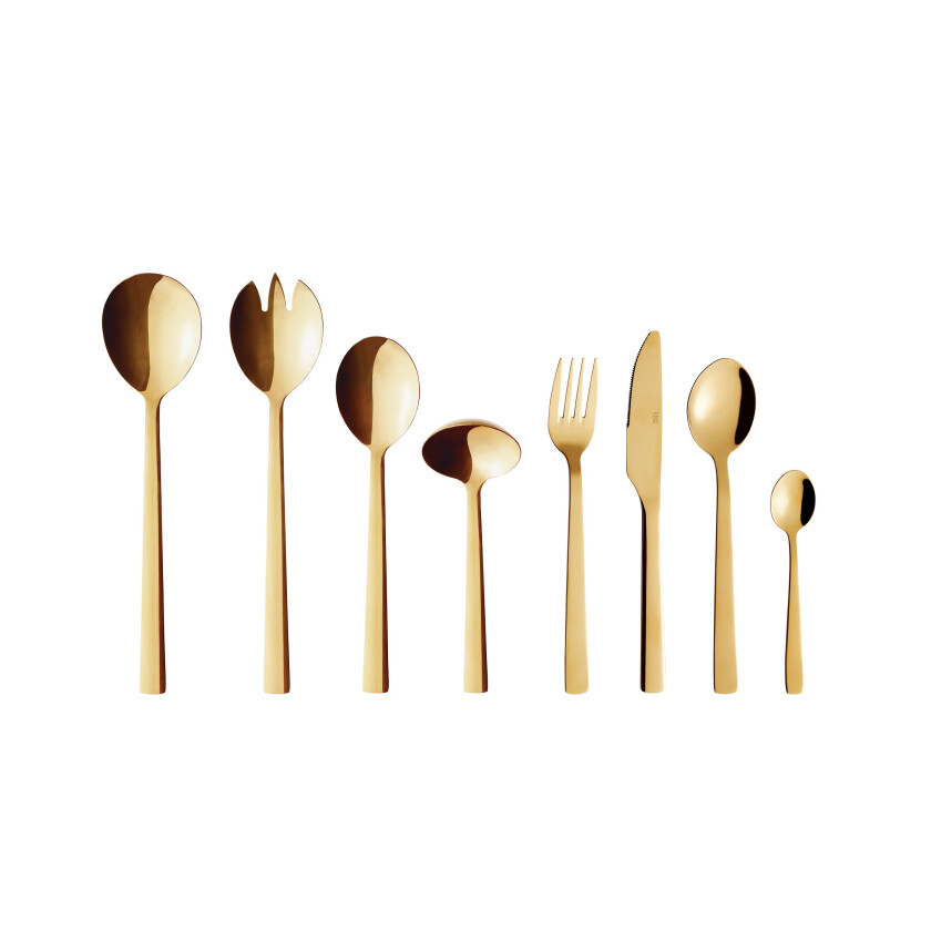 - Cutlery set - Dishwasher safe - Gold - 20 pcs (15502)
