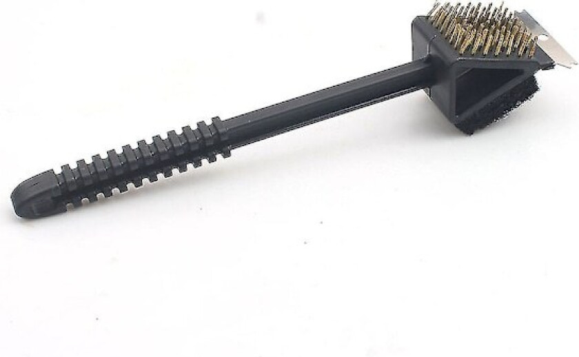 Grillbørste med skrape 36x7,2cm Svart