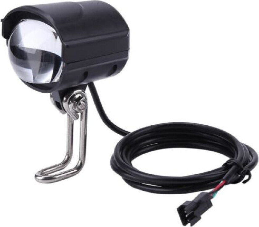 36-60V LED-sykkellys Hovedlykt Vanntett Slitesterk med Horn Bike Front Light