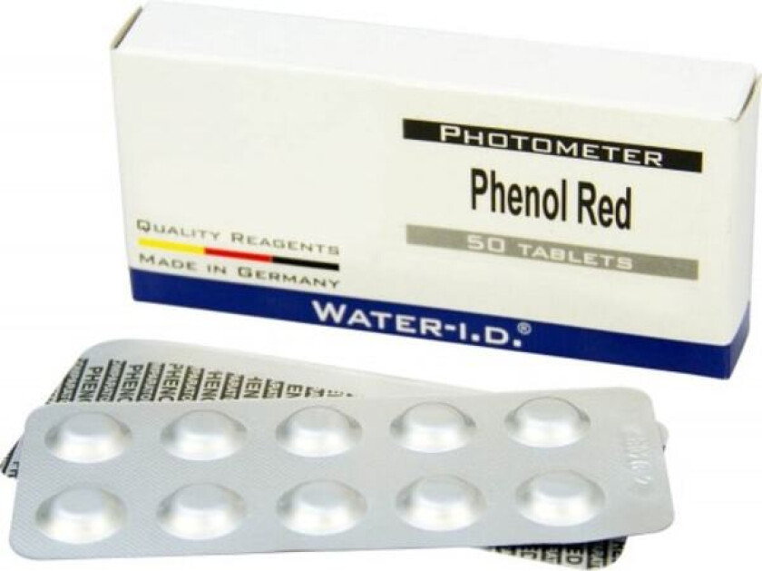 Pool Lab Refill 50 tabletter PH-test, Fenol Röd
