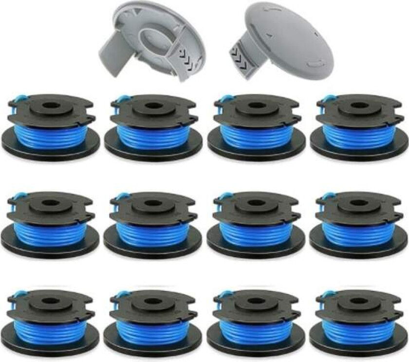 IC Enkel linjespole, 4,8 m snor per spole, 12 stk inkludert, 1,65 mm diameter for 24V kantklipper G24LT25 G24LT G24LT28 G24LT30M-serien