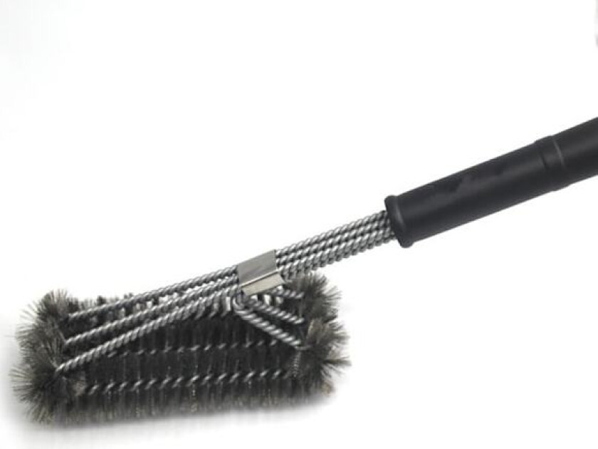 Grillbørste 18 tommer tre-tråds grillbørste grillrengjøringsbørste