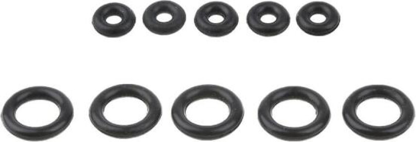 10 stk Campingovn Gasspåfylling O-ring Gassbeholderforsegling Gummipackning Skive Avstandsstykker 5mm 12mm