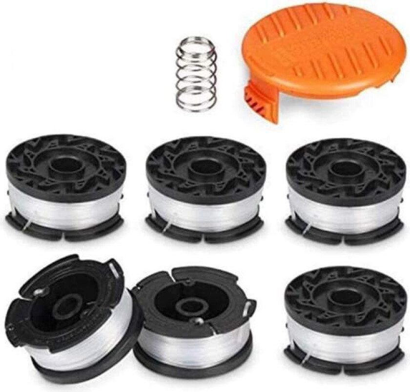 8-pakning erstatningsspole for snor i kantklipper