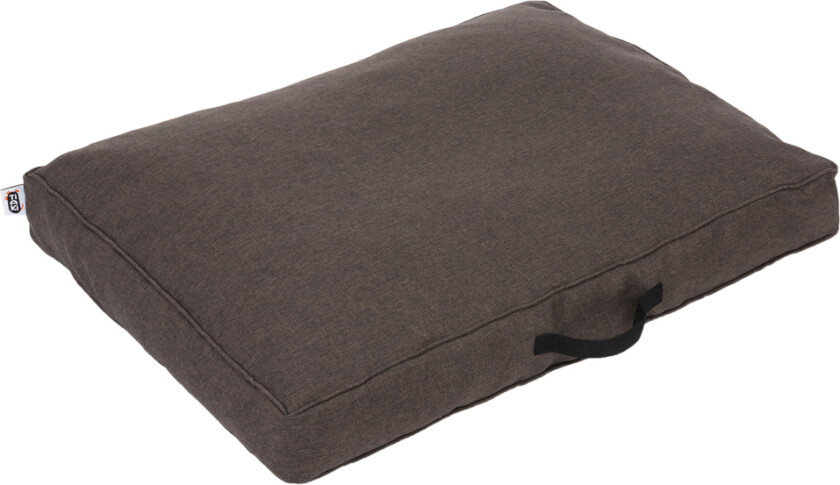 hundemadrass Memory Foam, brun - S: L 80 x B 60 x H 17 cm