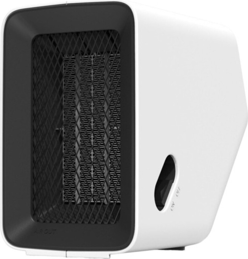 Bærbar vifteovn, 500W elektrisk keramisk romovn, personlig naturlig vind